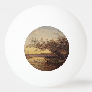 La Camargue, Coucher de Soleil – Félix Ziem Pingpongbal