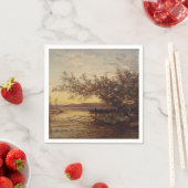 La Camargue, Coucher de Soleil – Félix Ziem Servet (Insitu)