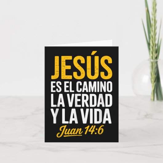 La Camisa de Jesus en Espanol Christelijk Spaans Kaart (Voorkant)