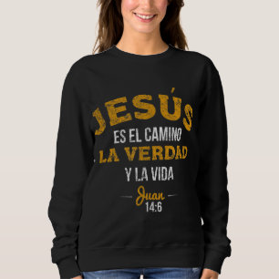 La Camisa de Jesus en Espanol Christelijk Spaans Trui