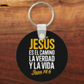 La Camisa De Jesus En Espanol Christian Spanish  Sleutelhanger (Voorkant)