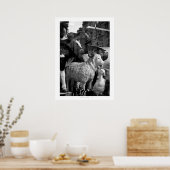 La Campagne à Paris rue Daguerre Sheep poster (Keuken)