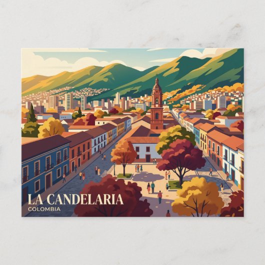La Candelaria Colombia Briefkaart (Voorkant)