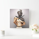 La Capresse des Colonies Wall Clock Vierkante Klok (Huis)