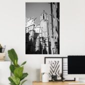 La Catedral Gargoyles Foto Poster Art Print (Thuiskantoor)