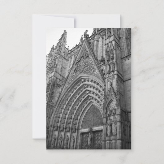La Catedral Invite (Barcelona, Spanje) Kaart (Voorkant)