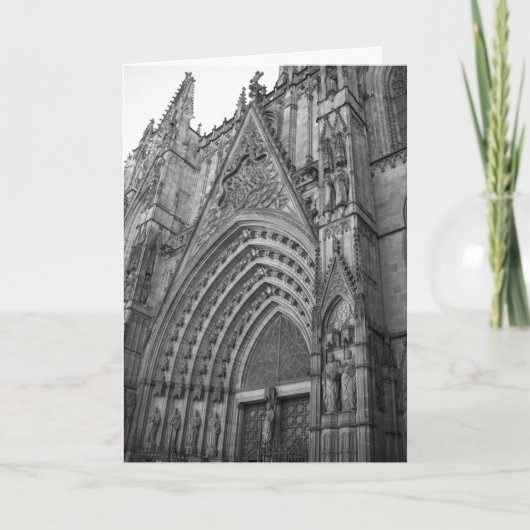 La Catedral Wenskaart Kaart (Voorkant)