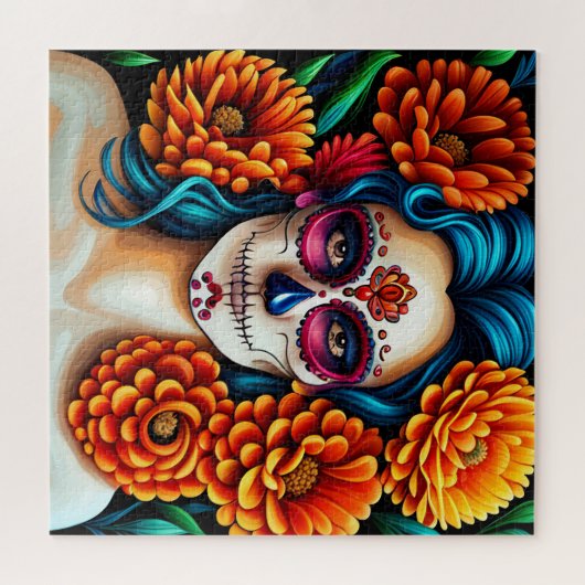 La Catrina Dag van de doden Legpuzzel (Horizontaal)