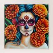 La Catrina Dag van de doden Legpuzzel (Verticaal)