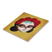 La Catrina - Dia de Los Muertos Girl Tegeltje (Zijkant)