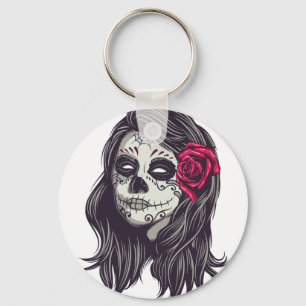 La Catrina - Dia De Los Muertos Sleutelhanger