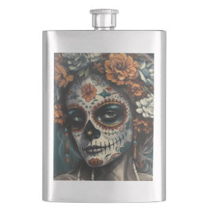 La Catrina Eeuwige Geest Dia de los Muertos Flacon