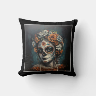La Catrina Eeuwige Geest Dia de los Muertos Kussen