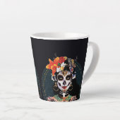 LA CATRINA Halloween Black Coffee Mok (Rechterhoek)