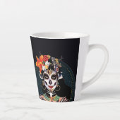 LA CATRINA Halloween Black Coffee Mok (Rechts)