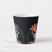 LA CATRINA Halloween Black Coffee Mok (Voorkant)