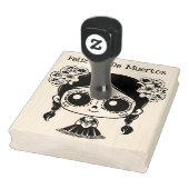 La Catrina met aangepaste tekst 💀💀 Día de Muerto Rubberstempel (Stempel)