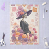 La Catrina Skeleton Lady Dag van de Doden Decoupag Tissuepapier (Craft)