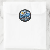 La Celeste - Uruguays elftal bijnaam Ronde Sticker (Tas)