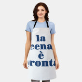 La Cena E Pronta Schort (Gedragen)