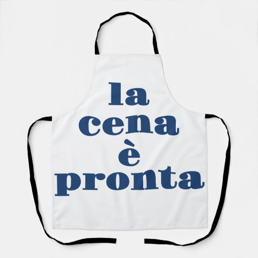 La Cena E Pronta Schort (Voorkant)