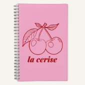 La cerise pin notitieboek (Voorkant)