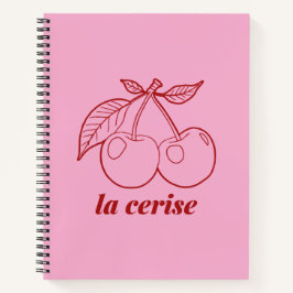 La cerise pin notitieboek