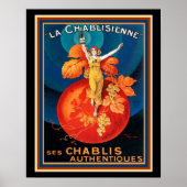 La Chablisienne Art Deco Poster 16 x 20 (Voorkant)