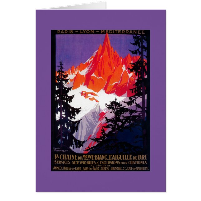 La Chaine De Mont-Blanc  posterEuropa (Voorkant)