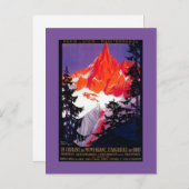 La Chaine De Mont-Blanc  posterEuropa Briefkaart (Voorkant / Achterkant)