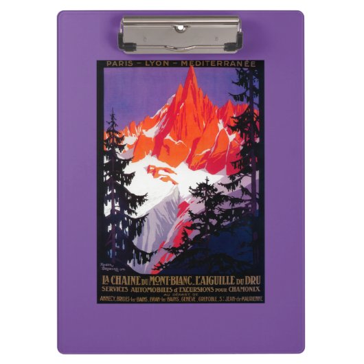 La Chaine De Mont-Blanc  posterEuropa Klembord (Voorkant)