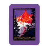 La Chaine De Mont-Blanc posterEuropa Magneet (Verticaal)