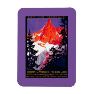 La Chaine De Mont-Blanc posterEuropa Magneet