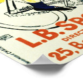 La Chaine Simpson Cycles Lautrec Vintage Poster ad (Hoek)