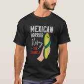 La Chancla Grappige Mexicaanse Halloween Horror St T-shirt (Voorkant)