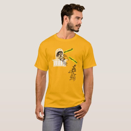 La Chancla Mam Stick Figuur T-Shirt (Voorkant volledig)