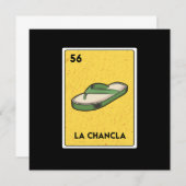 La Chancla Mexican Lottery Bingo Game Card Player Kaart (Voorkant / Achterkant)