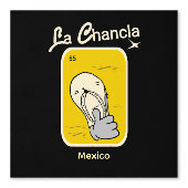 la Chancla yellow Behang (Voorkant)