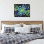 La Chanteuse IV 20" x 16" Ingewikkeld Canvas Print (Insitu (Slaapkamer))