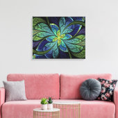 La Chanteuse IV 20" x 16" Ingewikkeld Canvas Print (Insitu (Woonkamer))