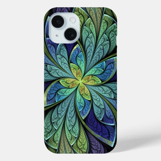 La Chanteuse IV Abstract Glas in lood Pattern Case-Mate iPhone Case (Achterkant)