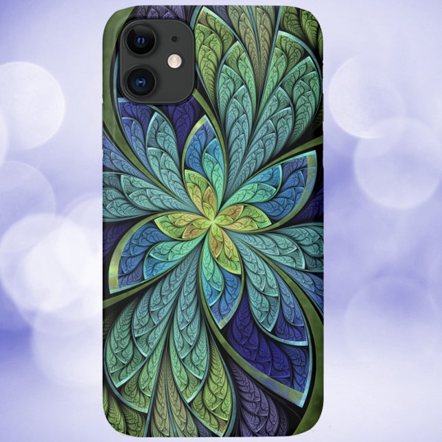 La Chanteuse IV Abstract Glas in lood Pattern Case-Mate iPhone Hoesje