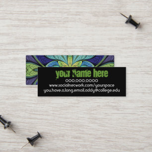 La Chanteuse IV-kaart Contactkaartje