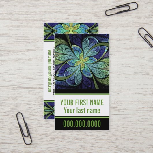 La Chanteuse IV Persoonlijk Visitekaartje (Voorkant / Achterkant in situ)