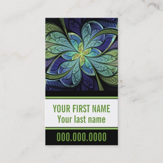 La Chanteuse IV Persoonlijk Visitekaartje (Voorkant)