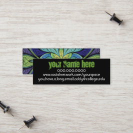 La Chanteuse IV Persoonlijke Contact Kaart Contactkaartje