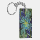 La Chanteuse IV Rectangle AcrylSleutelhanger Sleutelhanger (Voorkant Links)