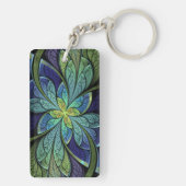 La Chanteuse IV Rectangle AcrylSleutelhanger Sleutelhanger (achterkant)