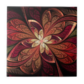 La Chanteuse Rouge Ceramic Tile Tegeltje (Voorkant)