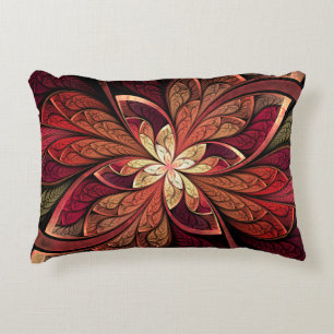La Chanteuse Rouge Red - Abstract patroon Decoratief Kussen